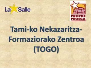 tami ko nekazaritza formaziorako zentroa togo