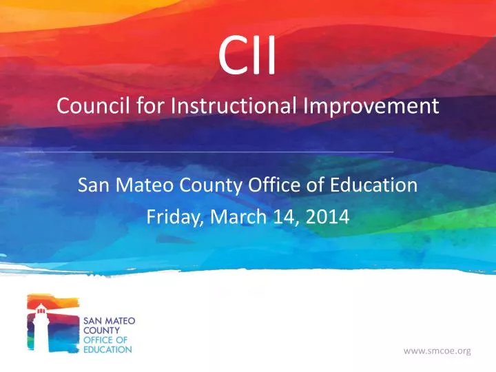 cii council for instructional improvement