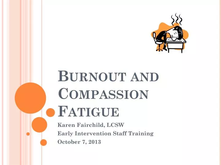 burnout and compassion fatigue