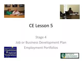 CE Lesson 5