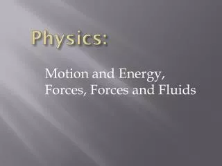 Physics: