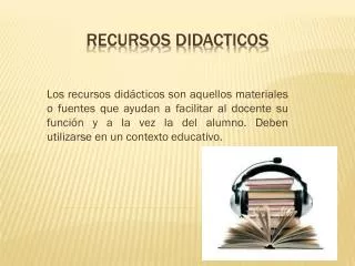 recursos didacticos