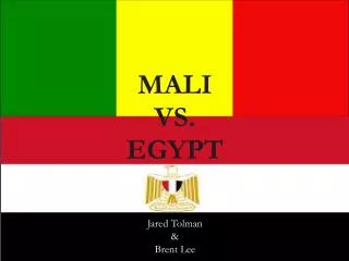 MALI VS. EGYPT