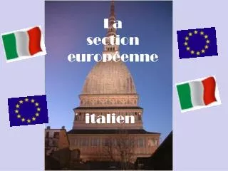 la section europ enne