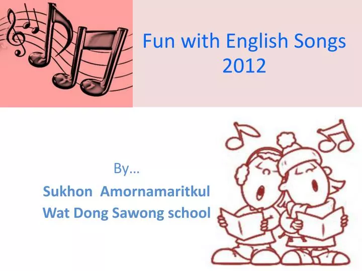 fun with english songs 2012