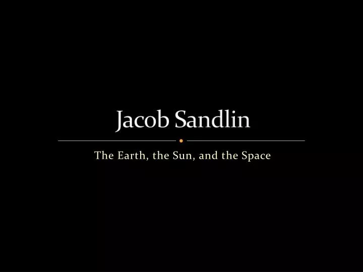 jacob sandlin