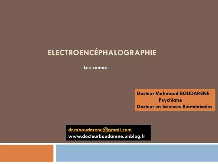 electroenc phalographie