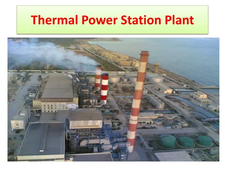 thermal power station plant