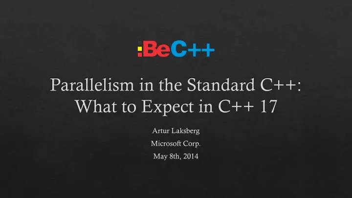 parallelism in the standard c what to expect in c 17