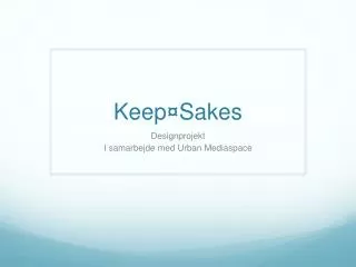 keep sakes