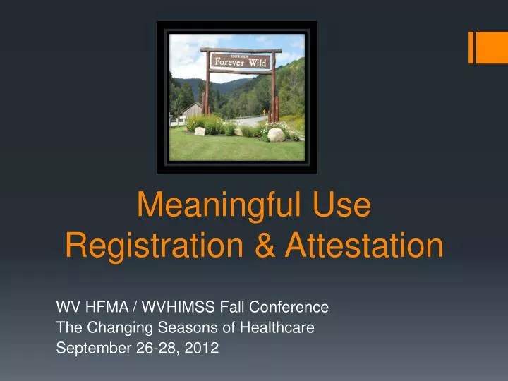 meaningful use registration attestation