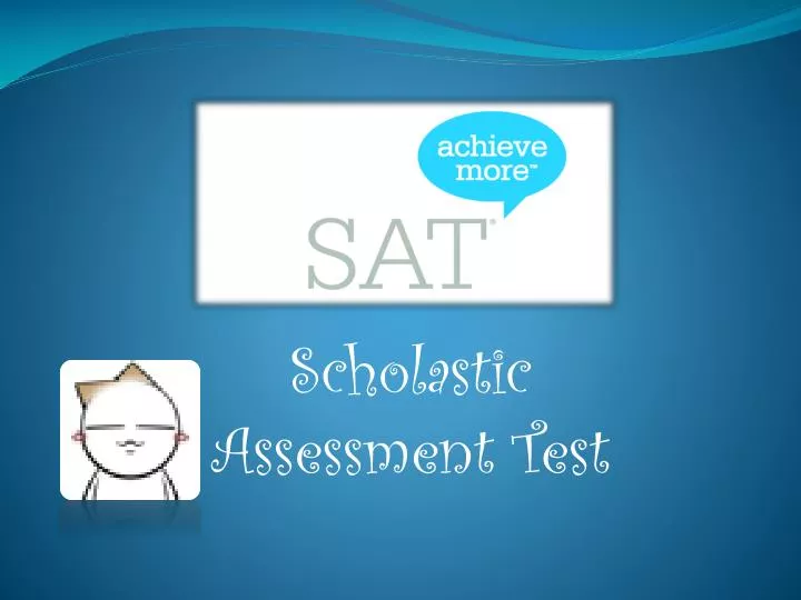 PPT - The Scholastic Aptitude Test: SAT PowerPoint Presentation, free  download - ID:2717525