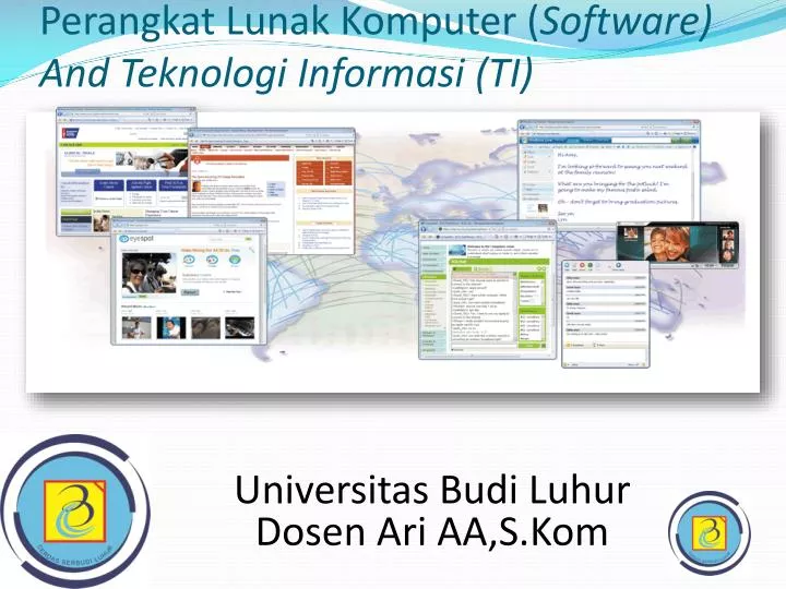 perangkat lunak komputer software and teknologi informasi ti