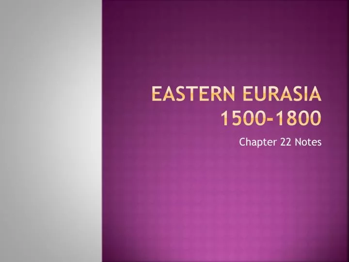 eastern eurasia 1500 1800