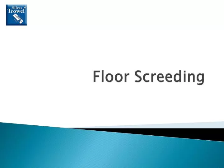floor screeding