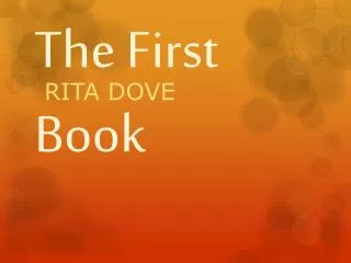 the first book