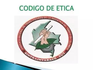 codigo de etica