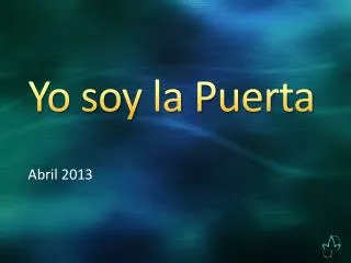 yo soy la puerta