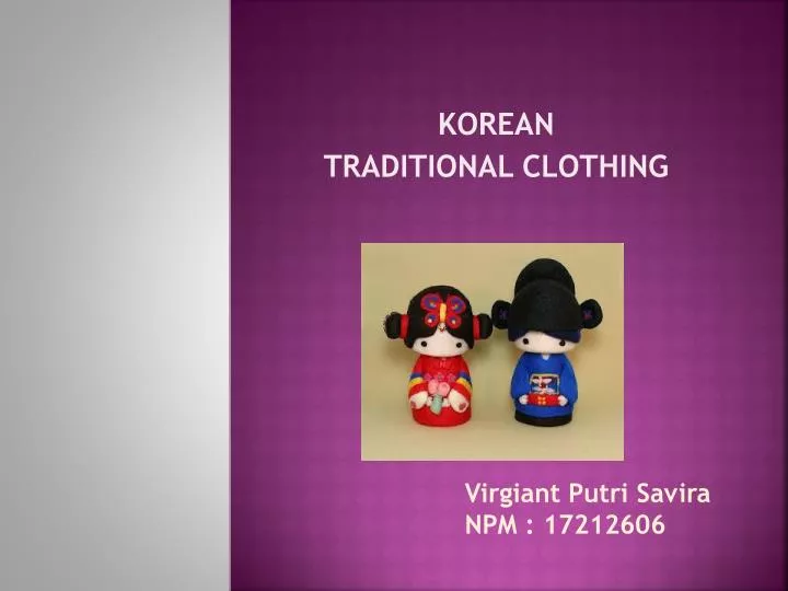 korean traditional clothing