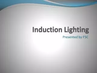 Induction Lighting