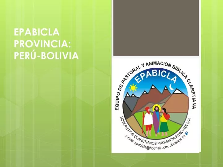 epabicla provincia per bolivia
