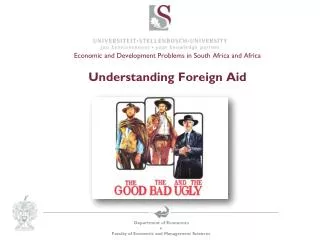 Economic and Development Problems in South Africa and Africa Understanding Foreign Aid