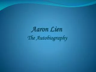 Aaron Lien