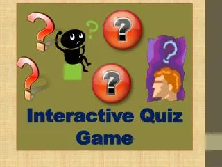 Interactive Quiz Game