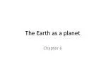 The Earth as a planet - slide 1