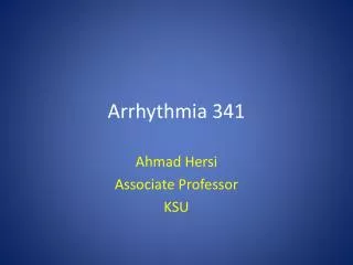 Arrhythmia 341