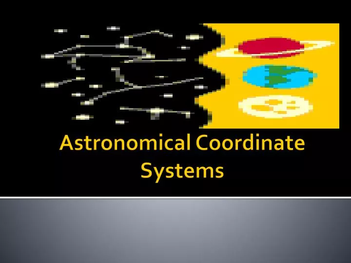 astronomical coordinate systems