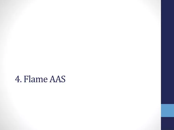 4 flame aas