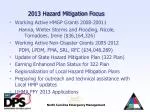 2013 Hazard Mitigation Focus - slide 1