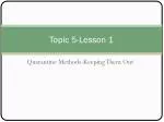 Quarantine Methods in Australia: Keeping Out Introduced Species - slide 1