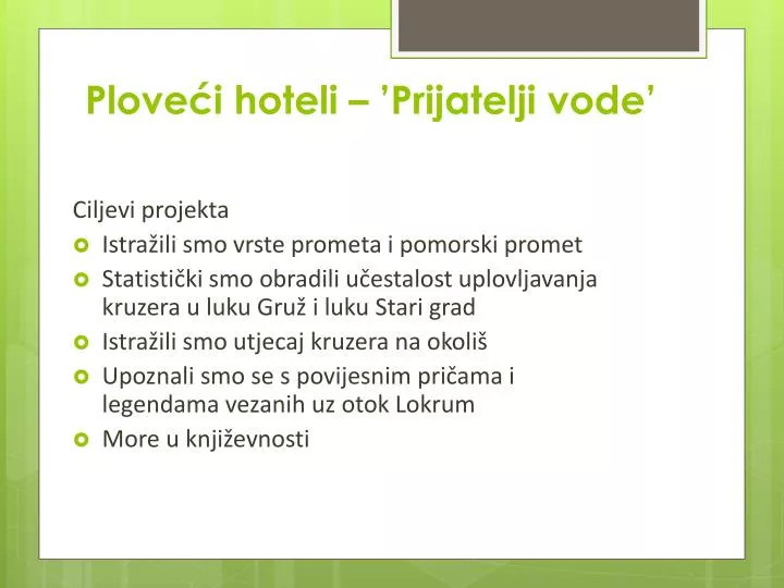 plove i hoteli prijatelji vode