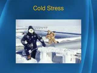 Cold Stress