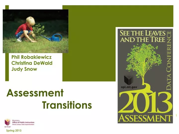 assessment transitions