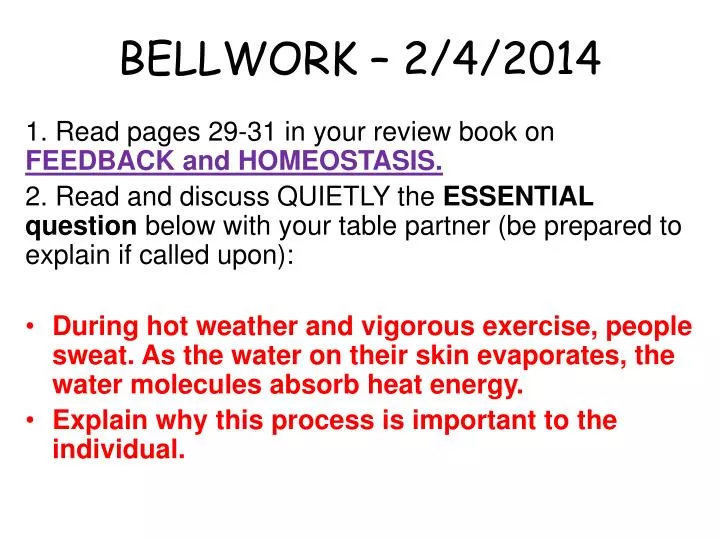 bellwork 2 4 2014