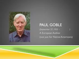 Paul Goble