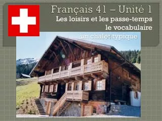 fran ais 41 unit 1