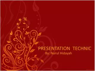 presentation technic
