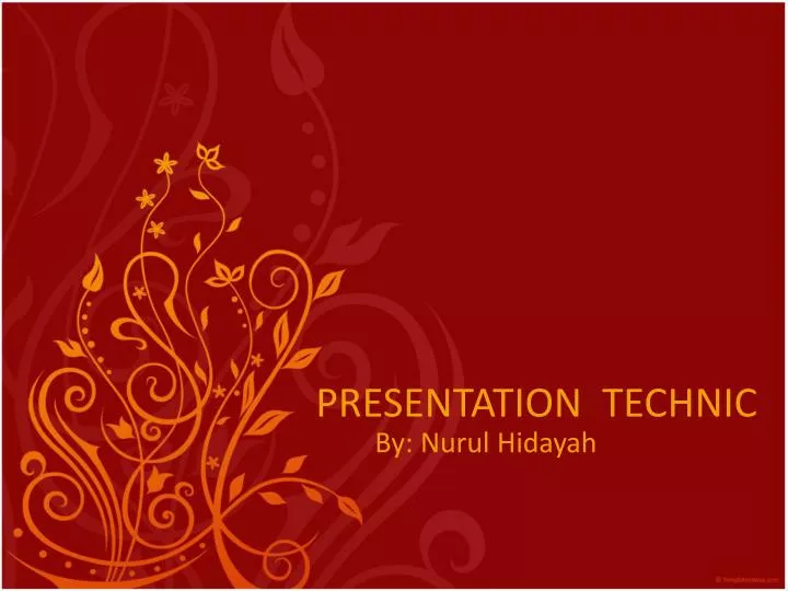 presentation technic