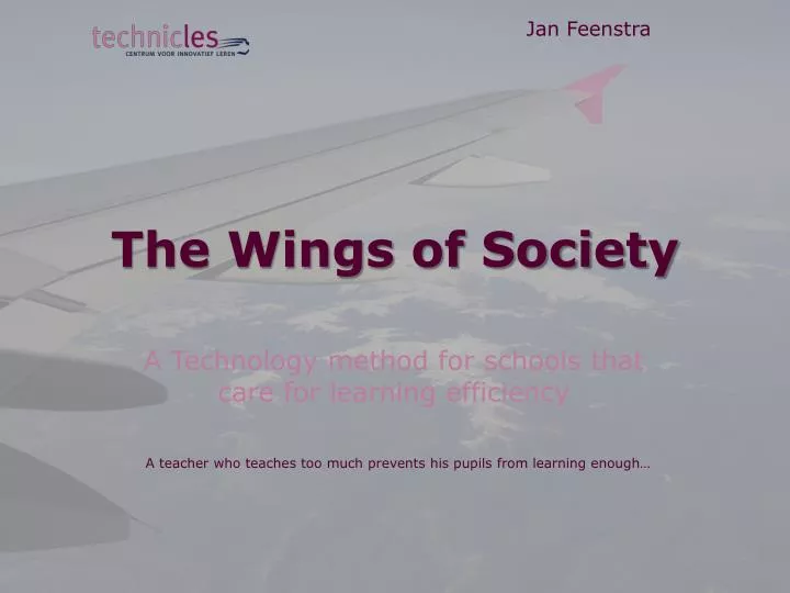 The Wings of Society