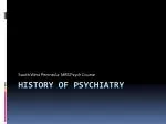History of Psychiatry - slide 1