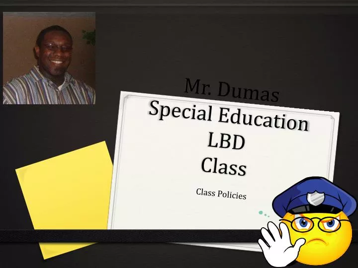 mr dumas special education lbd class