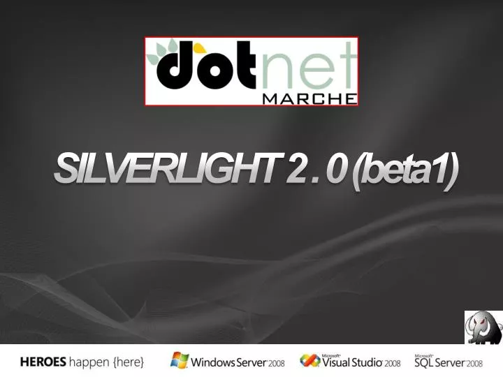 silverlight 2 0 beta1