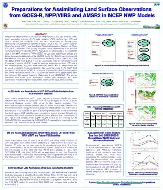 Preparations for Assimilating Land Surface Observations