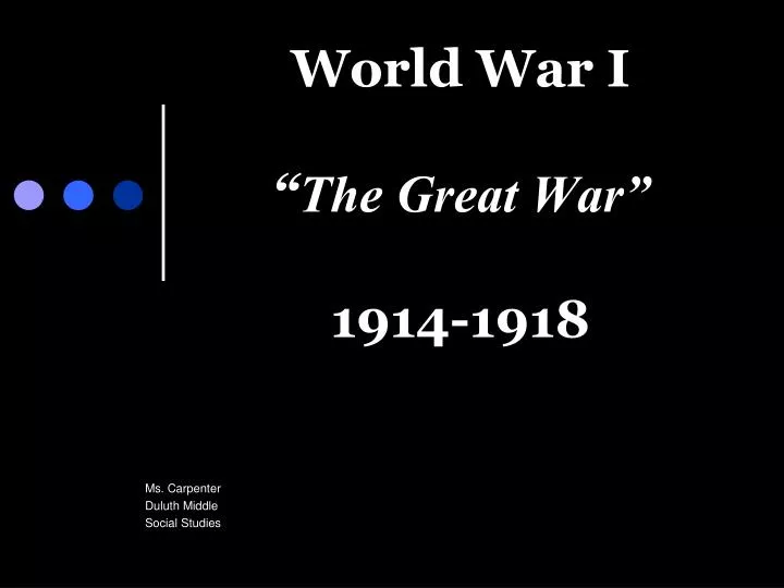 world war i the great war 1914 1918