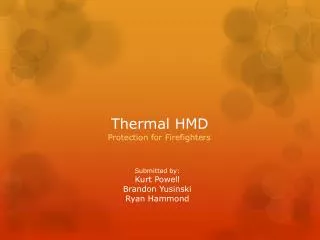 Thermal HMD