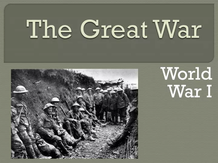 the great war